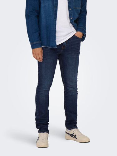 Onsloom Slim Blue Denim Jeans - ONLY & SONS - Modalova