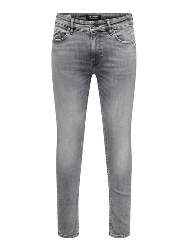 Skinny Fit Low Rise Jeans - ONLY & SONS - Modalova