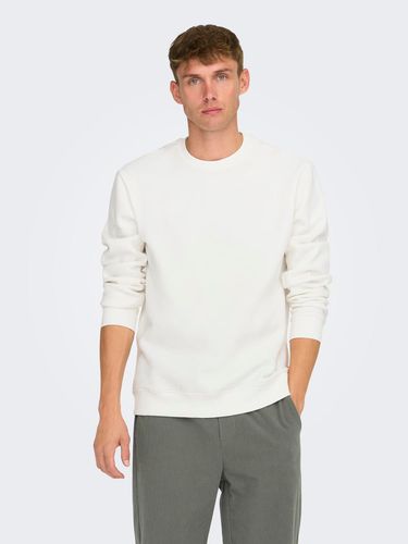 Sweatshirt With Crew Neck - ONLY & SONS - Modalova