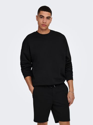 Relaxed Fit Crew Neck Sweatshirt - ONLY & SONS - Modalova