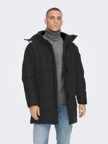 Jacket with detachable hood - ONLY & SONS - Modalova