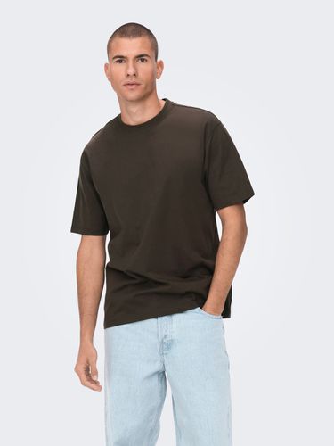 Relaxed Fit O-Neck T-Shirt - ONLY & SONS - Modalova