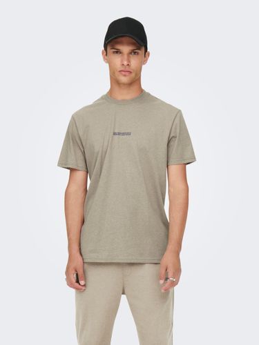 Camisetas Corte regular Cuello redondo - ONLY & SONS - Modalova