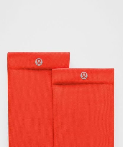 “ Unisex Power Stride Crew-Socken â€“ Orange â€“ GrÃ¶ÃŸe L - lululemon - Modalova