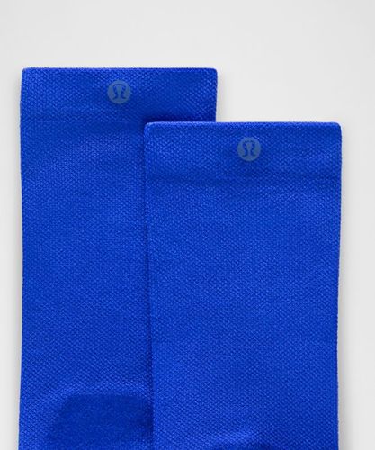 “ Power Stride Crew-Socken mit Polsterung im 3er-Pack Logo â€“ GrÃ¶ÃŸe M in - lululemon - Modalova