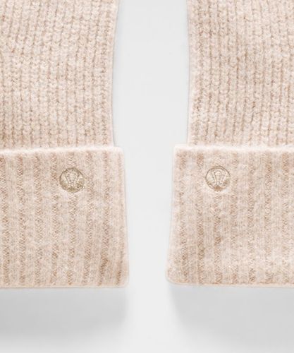 “ Rippstrick-FÃ¤ustlinge mit breitem BÃ¼ndchen â€“ Khaki â€“ GrÃ¶ÃŸe M/L - lululemon - Modalova