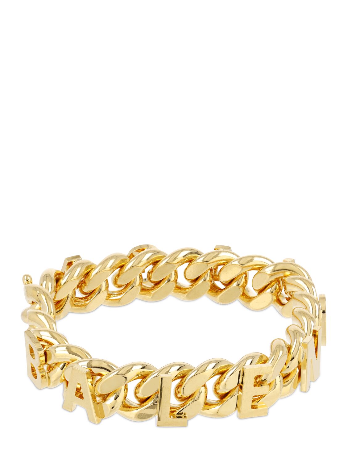 Chain Logo Brass Bracelet - BALENCIAGA - Modalova