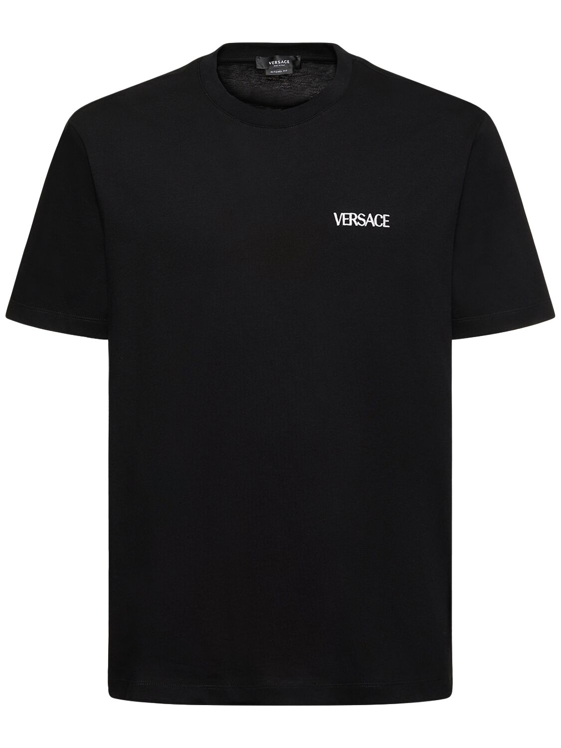 Hombre Camiseta De Jersey De Algodón Con Logo M - VERSACE - Modalova