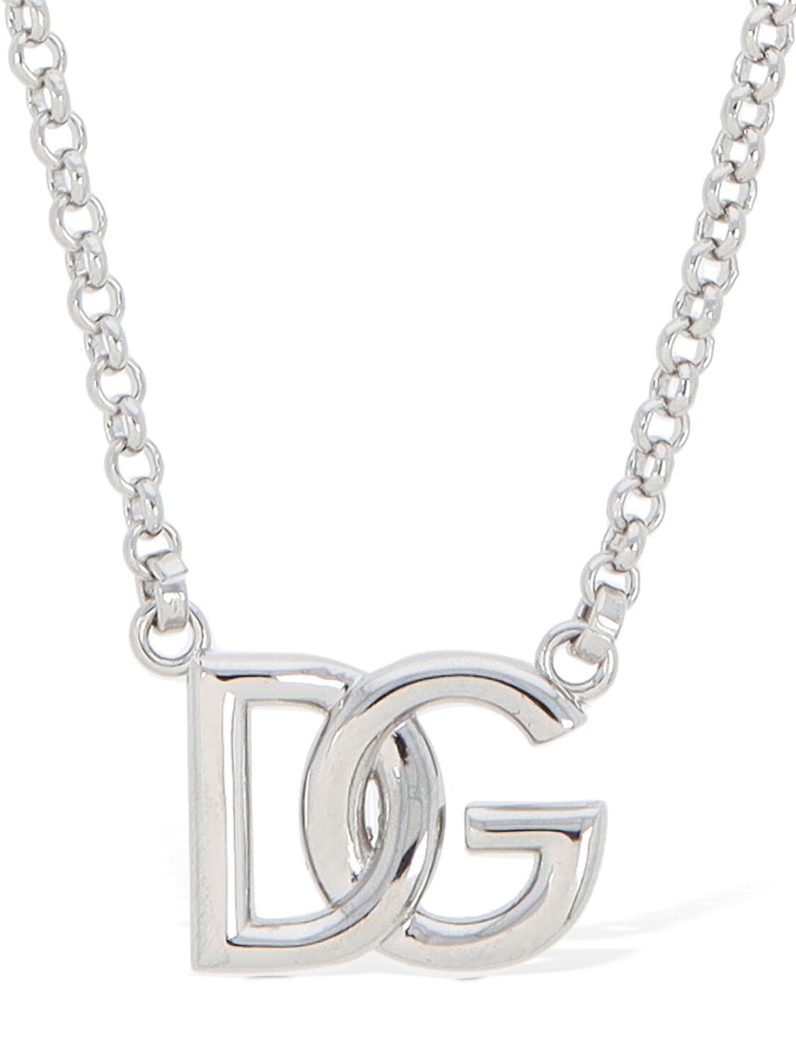 Dg Logo Necklace - DOLCE & GABBANA - Modalova