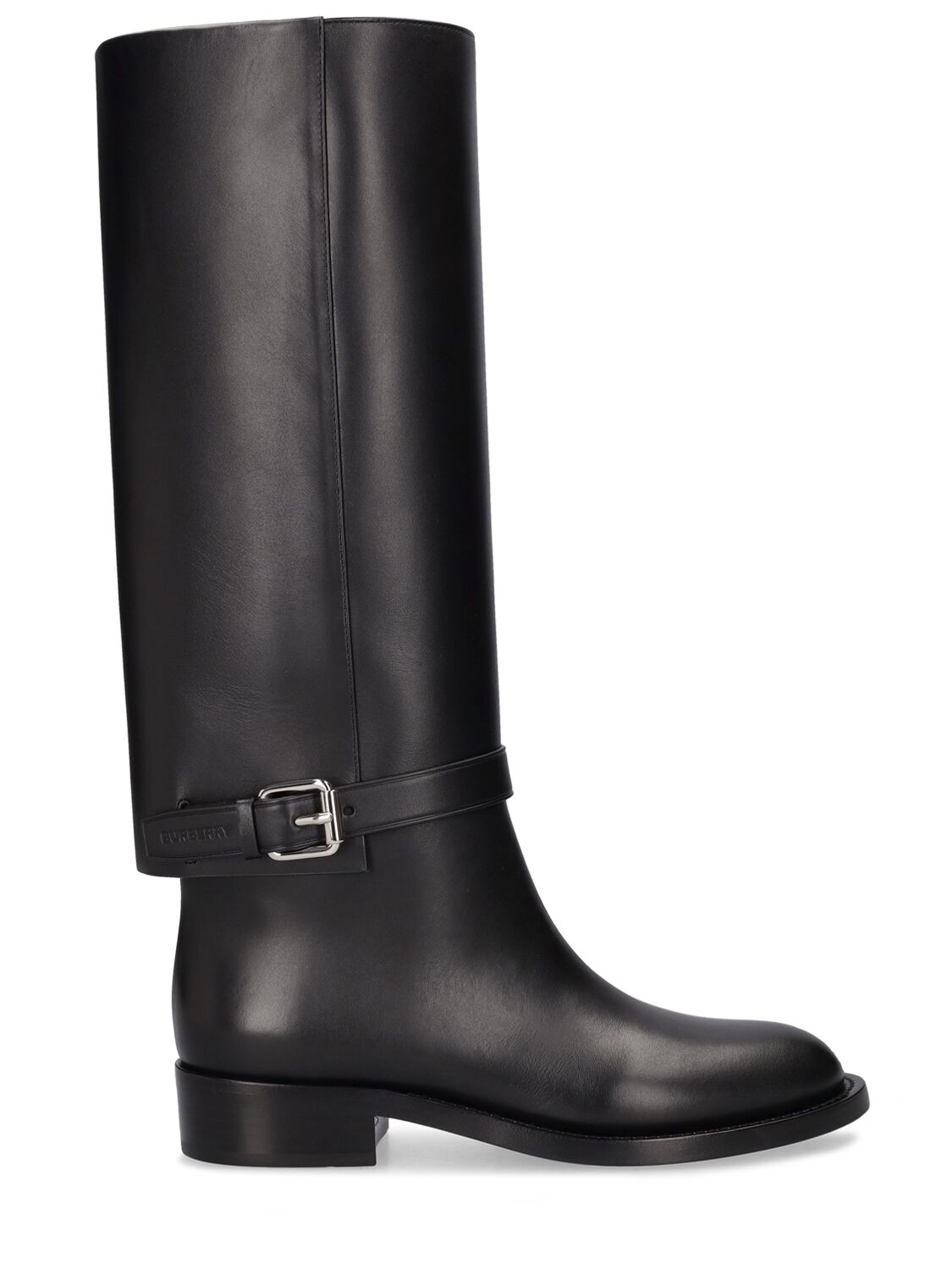 Mm Emmett Leather Tall Boots - BURBERRY - Modalova