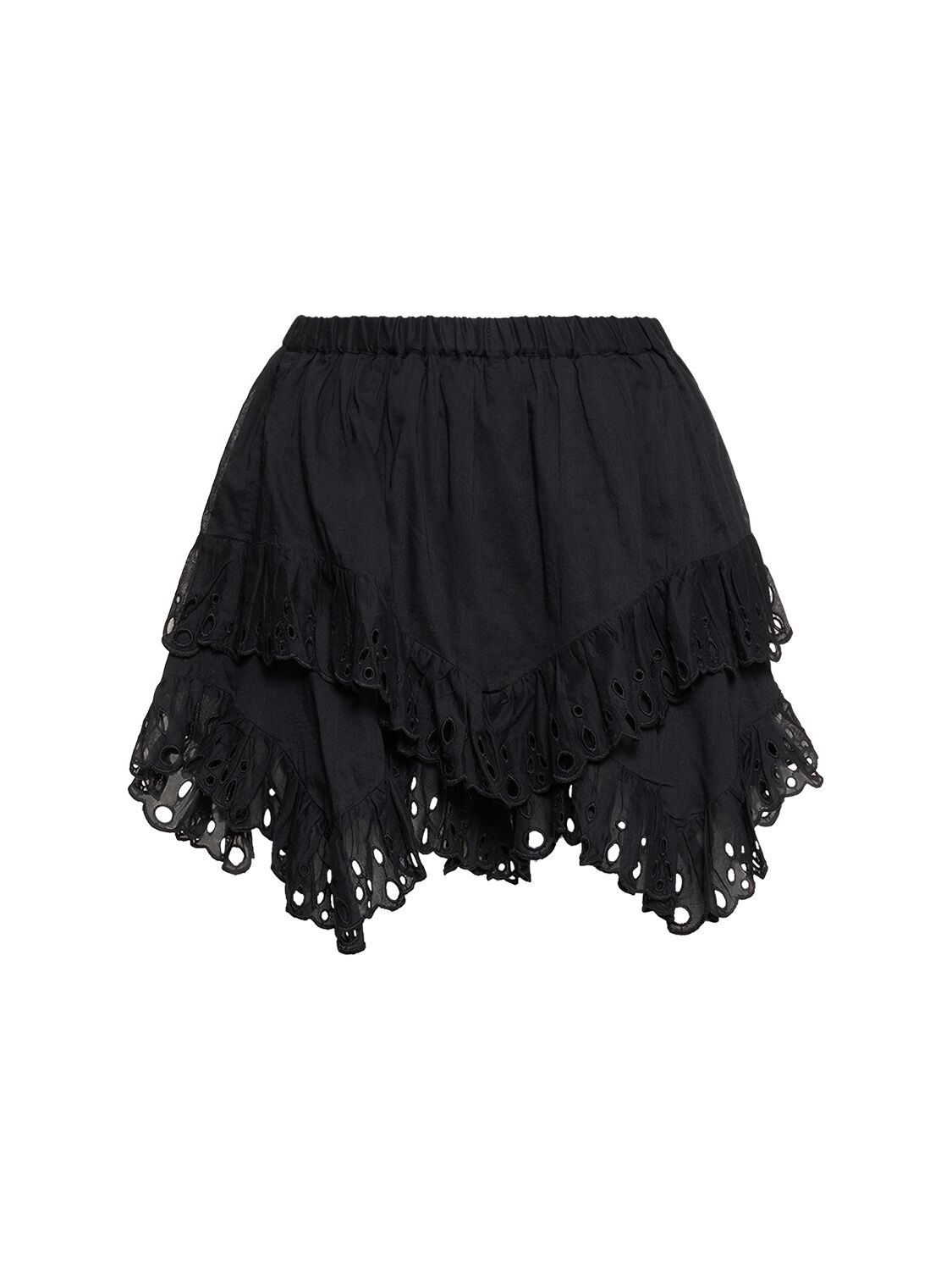 Kaddy Ruffled Cotton Mini Skirt - MARANT ETOILE - Modalova