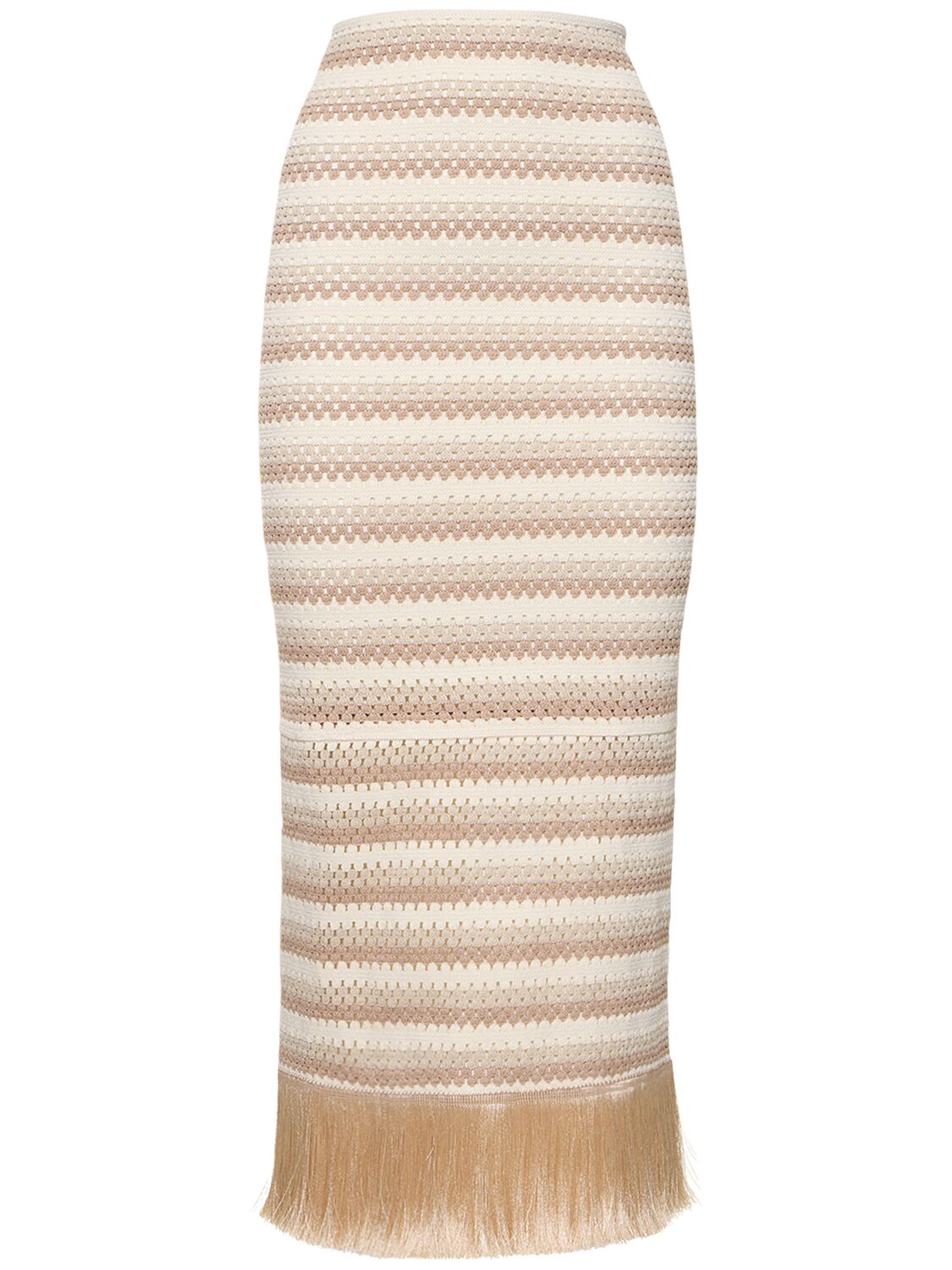 Stretch Tech Crocheted Maxi Skirt - PATBO - Modalova