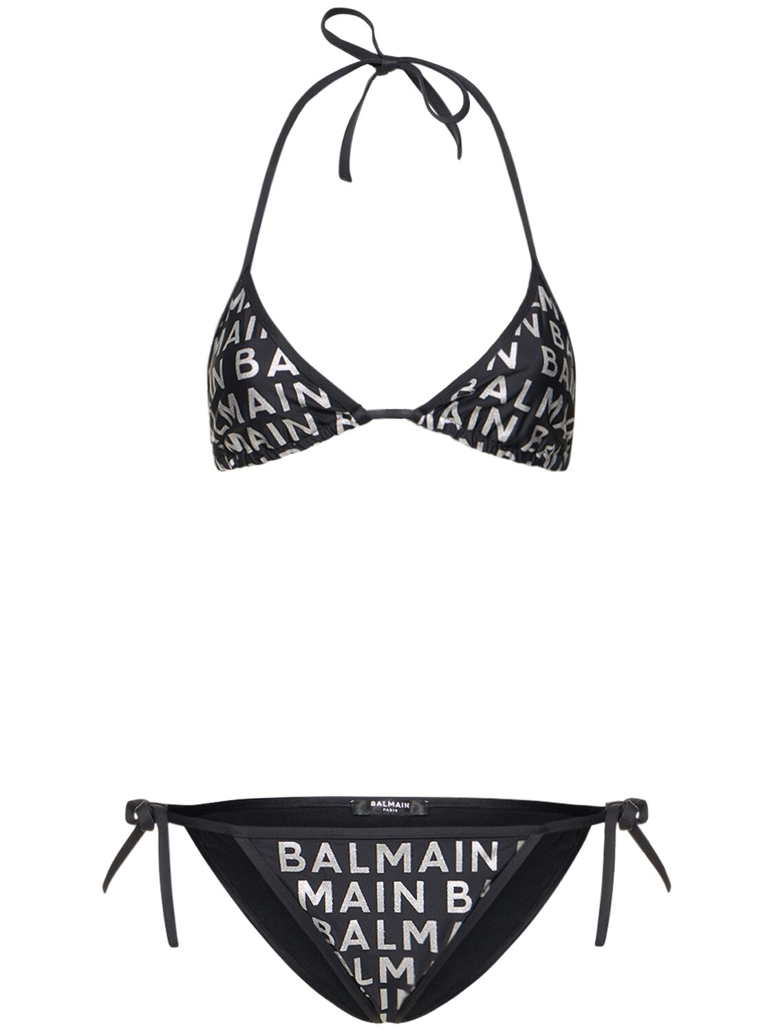 Bikini Aus Jersey Mit Logo - BALMAIN - Modalova