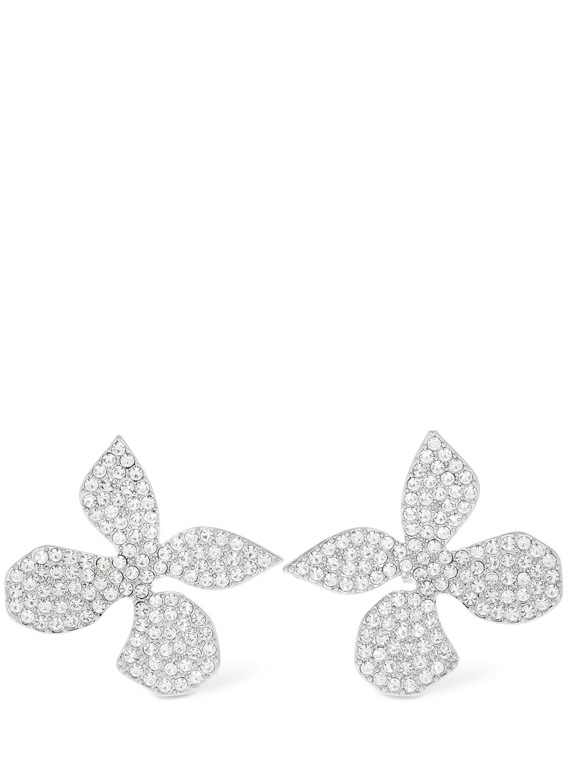 Butterfly Crystal Earrings - AREA - Modalova