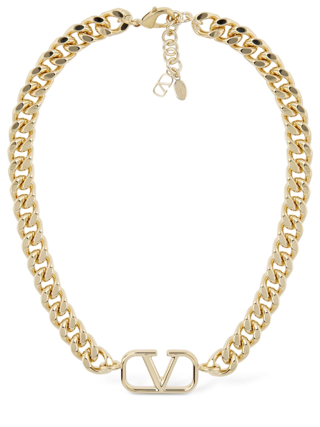 V Logo Chain Necklace - VALENTINO GARAVANI - Modalova