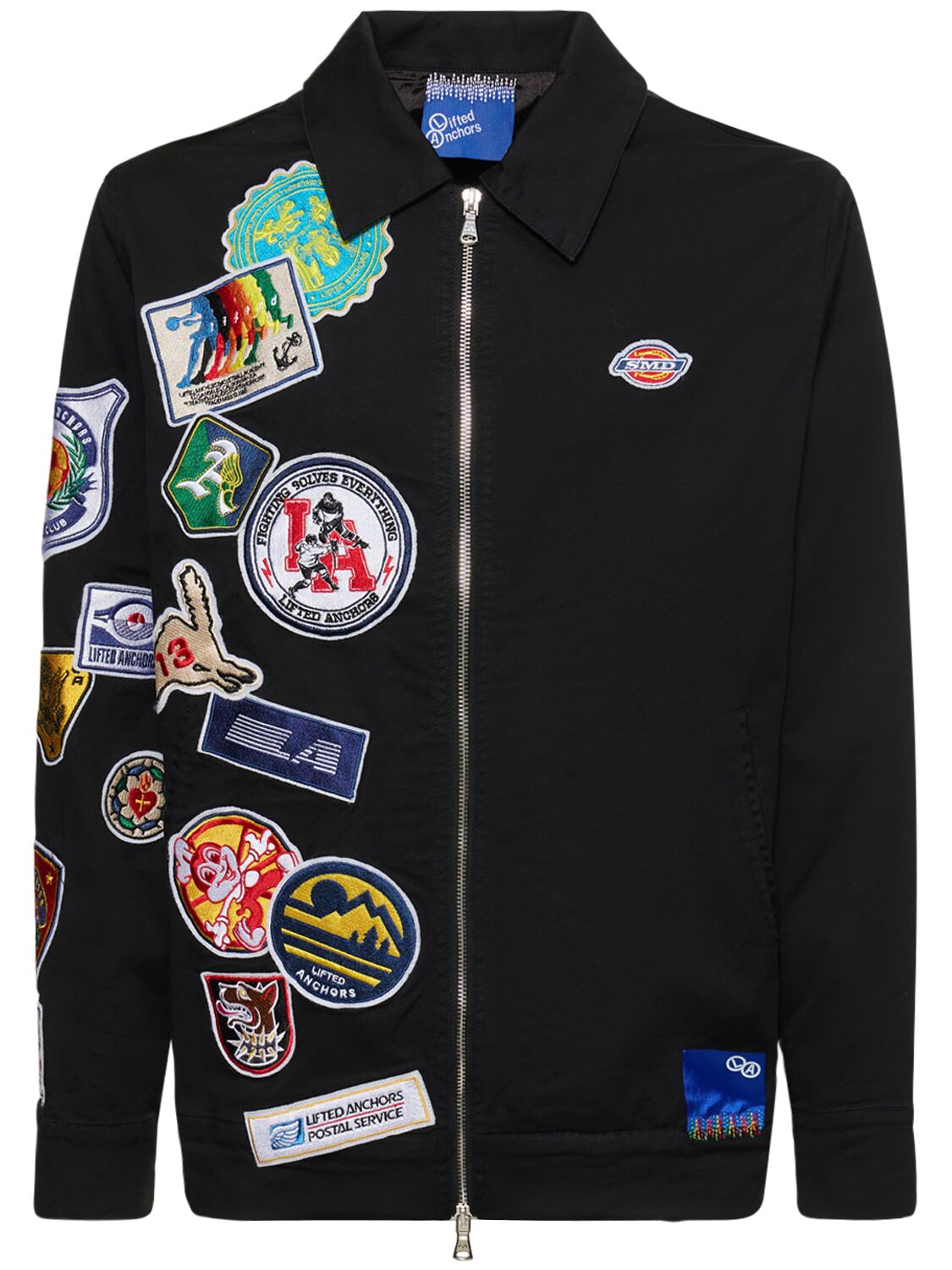 Embroidered Light Zip-up Jacket - LIFTED ANCHORS - Modalova