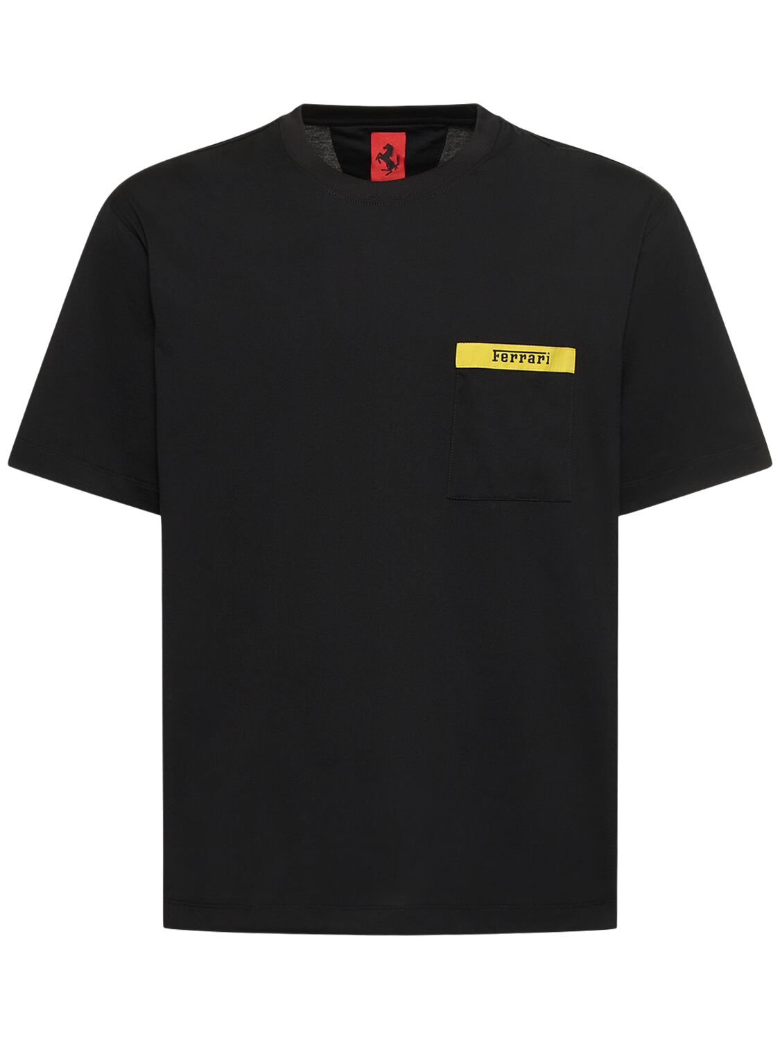 Hombre Camiseta De Jersey De Algodón Con Bolsillo M - FERRARI - Modalova
