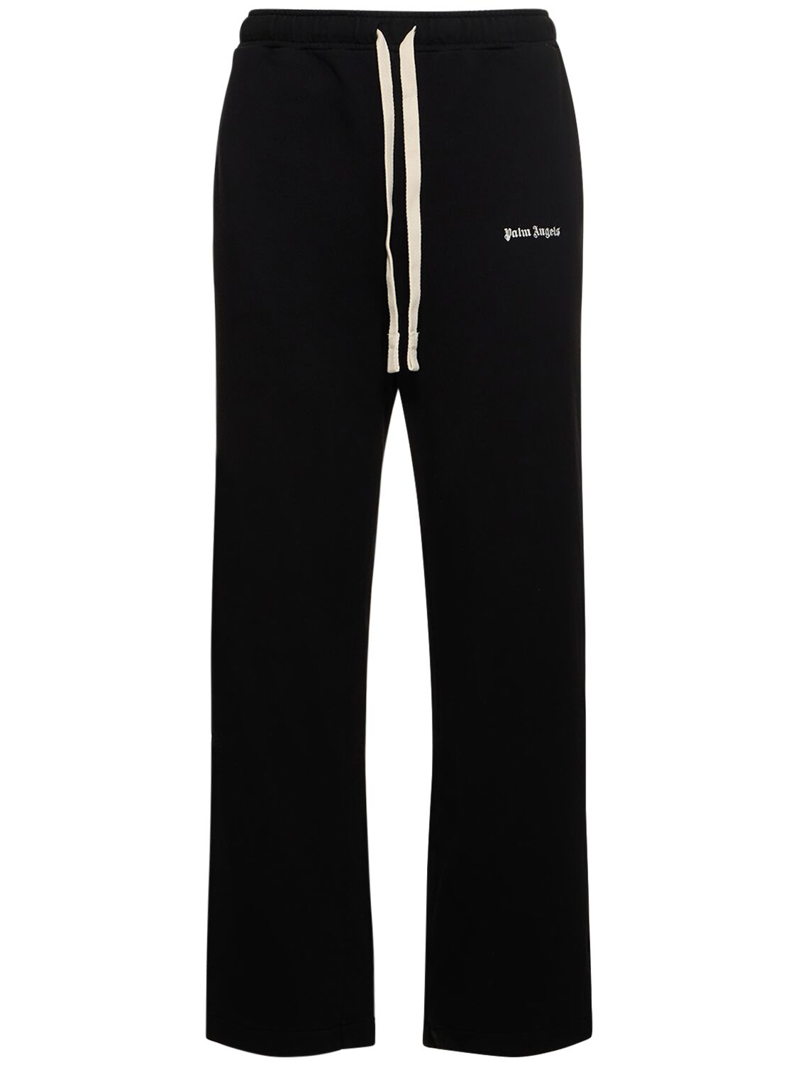 Pantaloni Slim Fit In Felpa Di Cotone / Logo - PALM ANGELS - Modalova