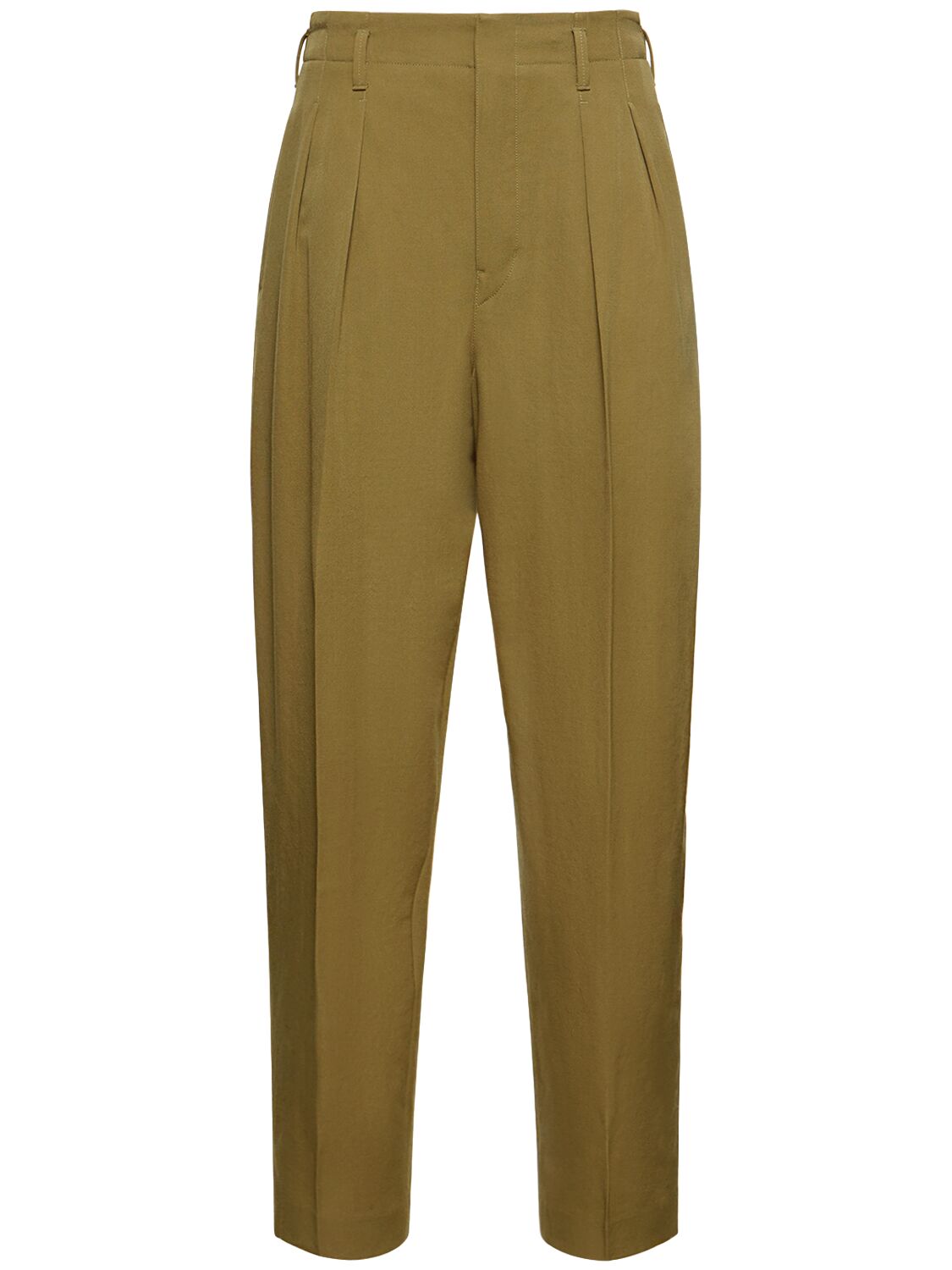 Pantaloni Tapered Fit In Lana Con Pinces - LEMAIRE - Modalova