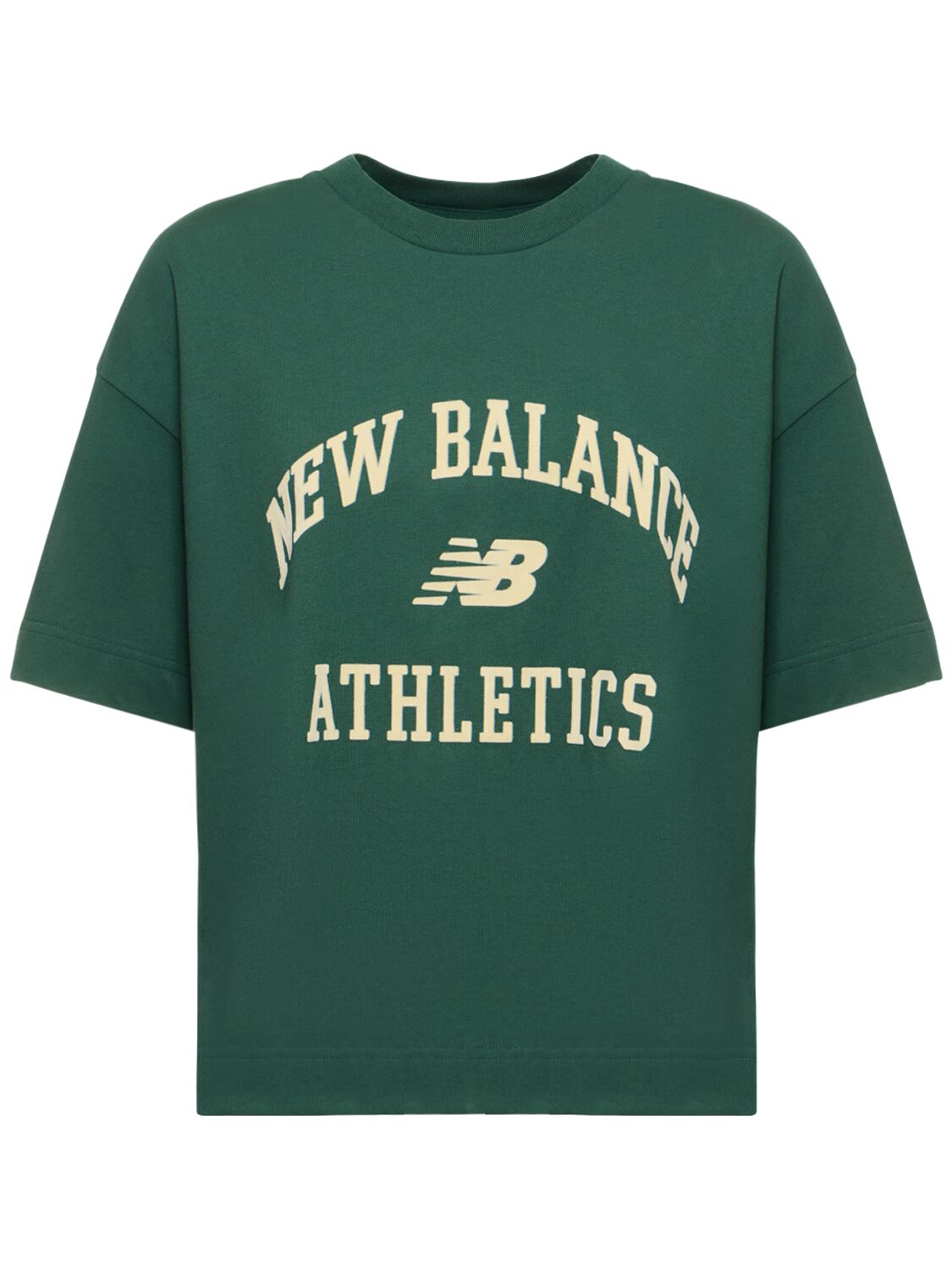 Athletics Varsity Boxy Cotton T-shirt - NEW BALANCE - Modalova
