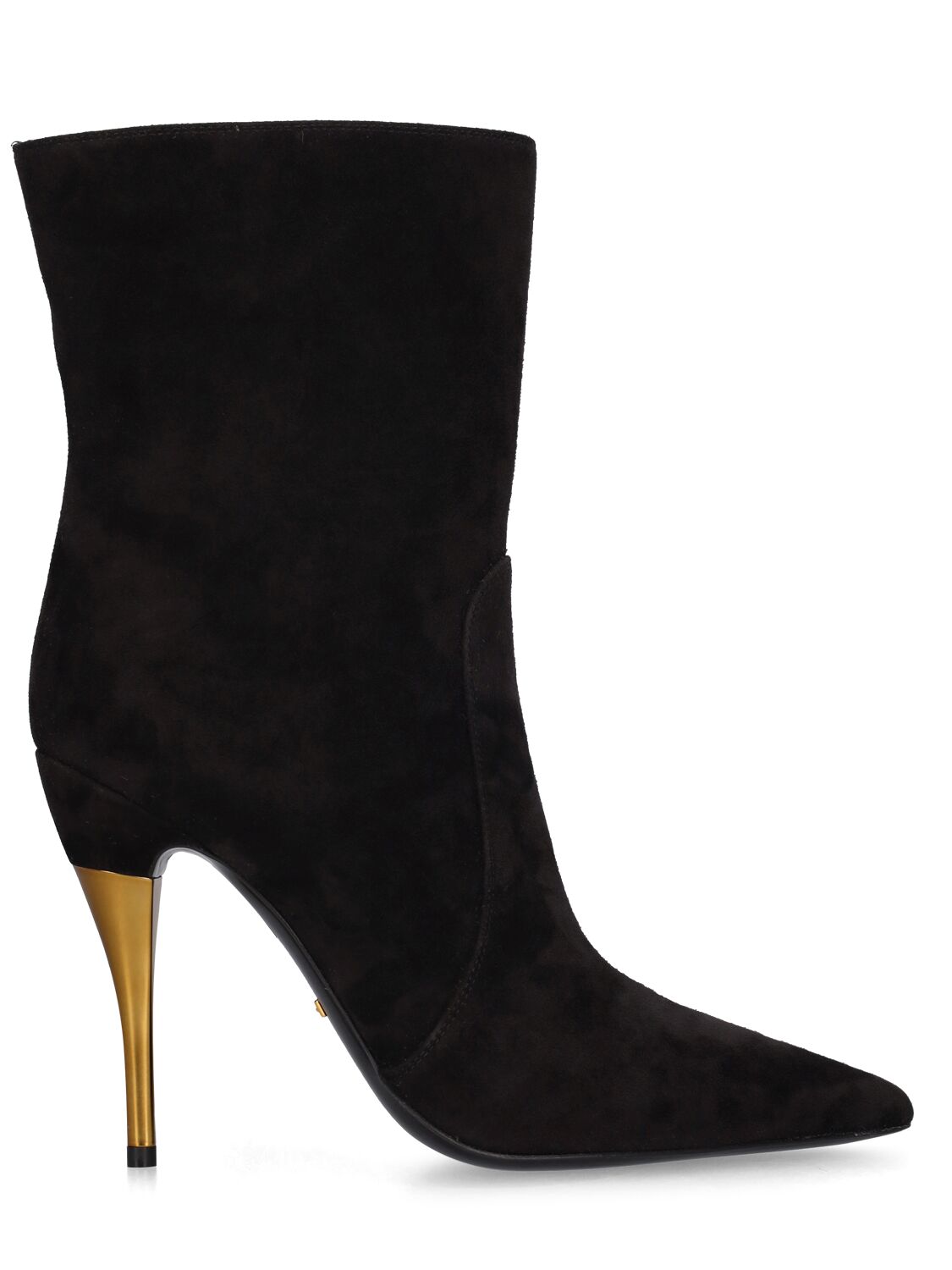 Mm Suede Zip-up Ankle Boots - GUCCI - Modalova