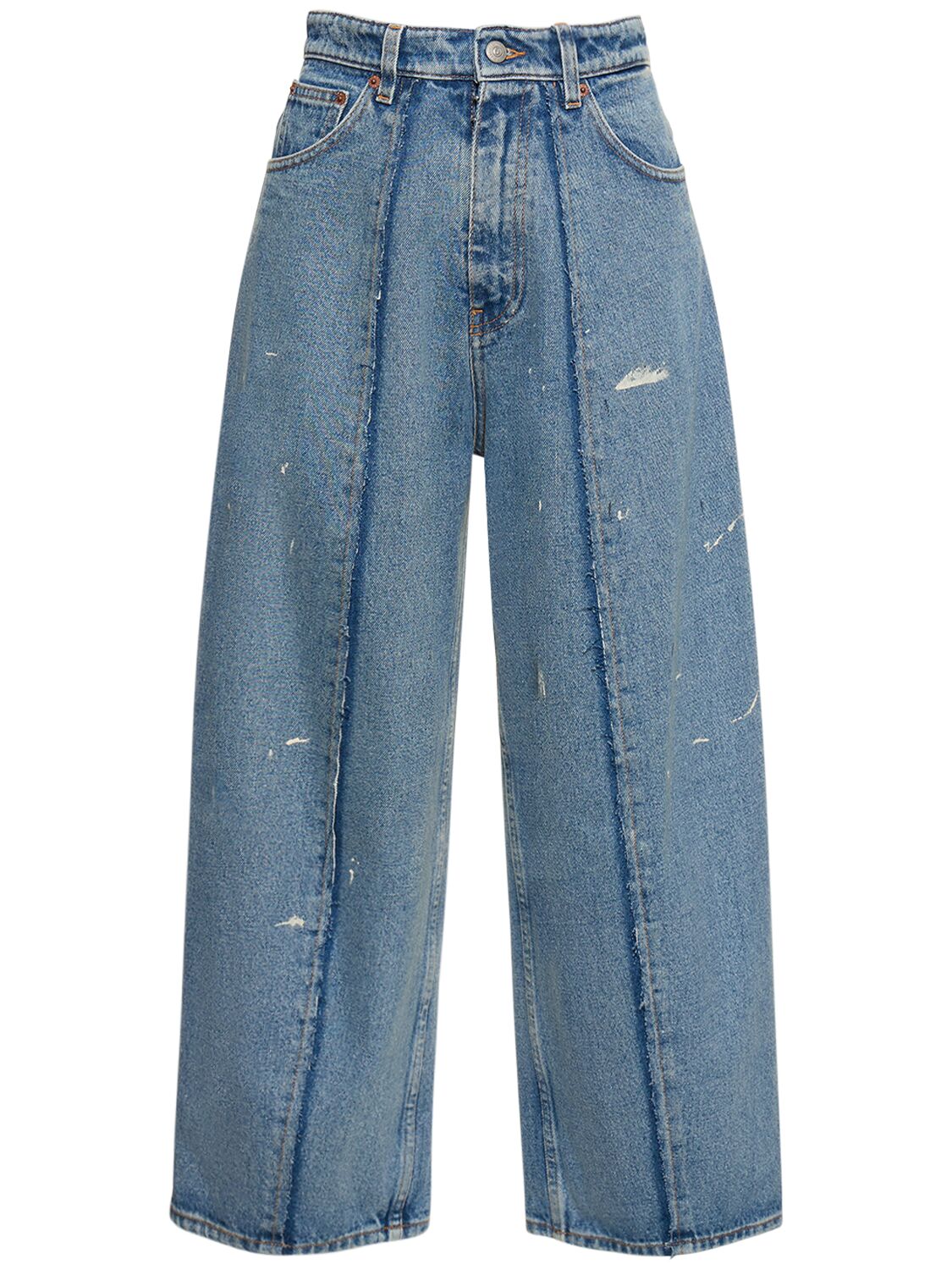 Mujer Jeans Anchos De Algodón 30 - MM6 MAISON MARGIELA - Modalova