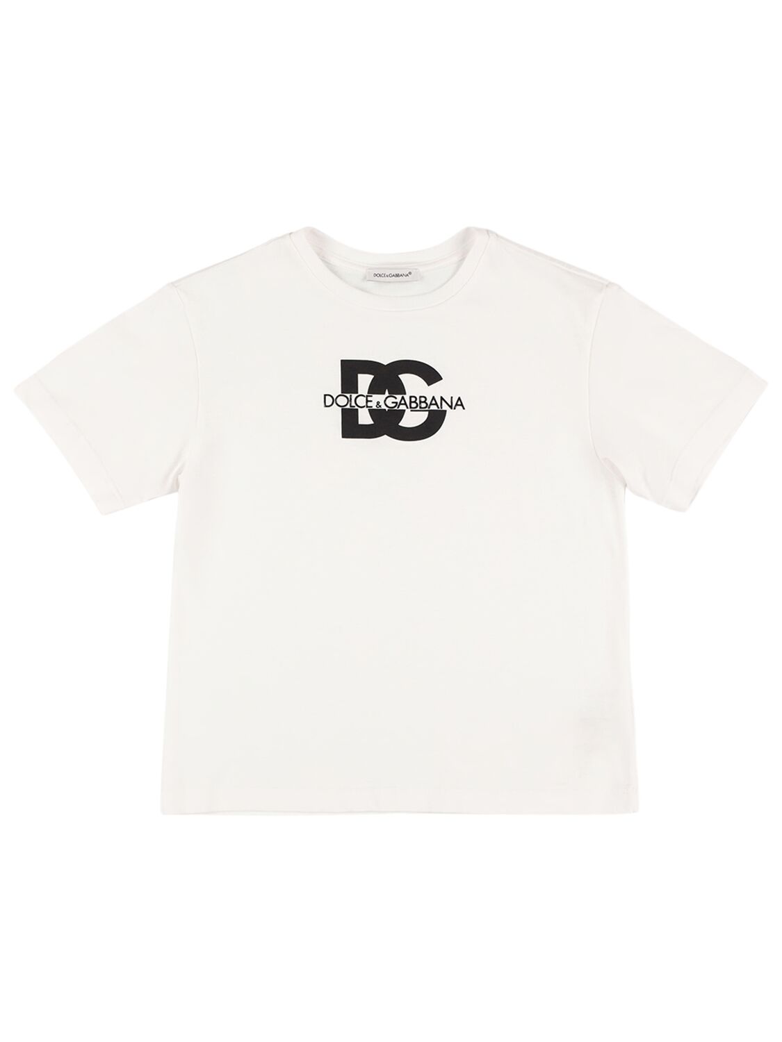 Niña Camiseta De Jersey De Algodón Con Logo 8a - DOLCE & GABBANA - Modalova