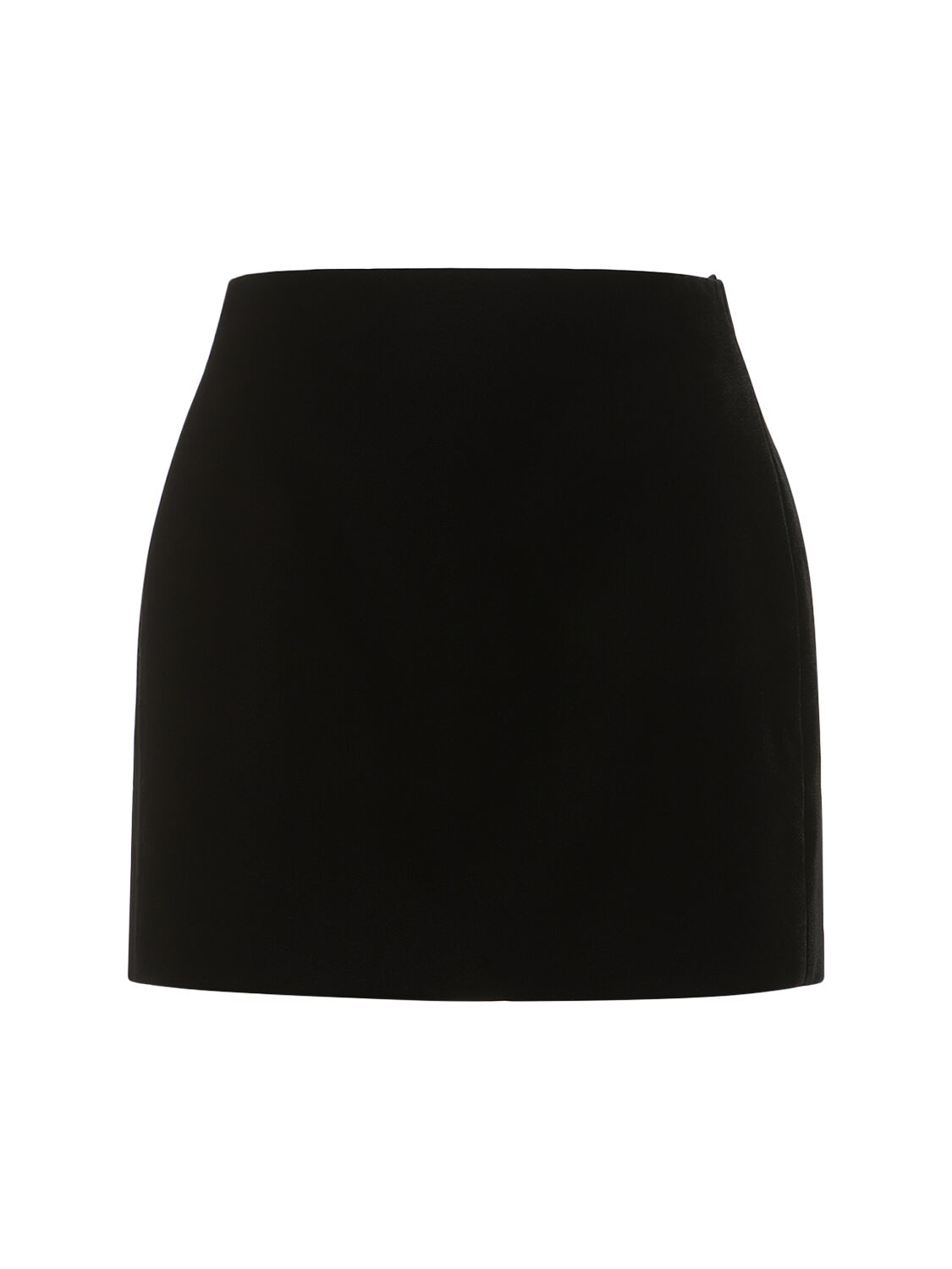 Viscose Blend Velvet Mini Skirt - WARDROBE.NYC - Modalova