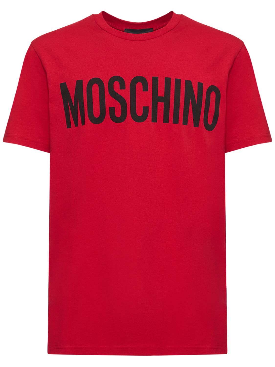 T-shirt In Cotone Con Logo - MOSCHINO - Modalova