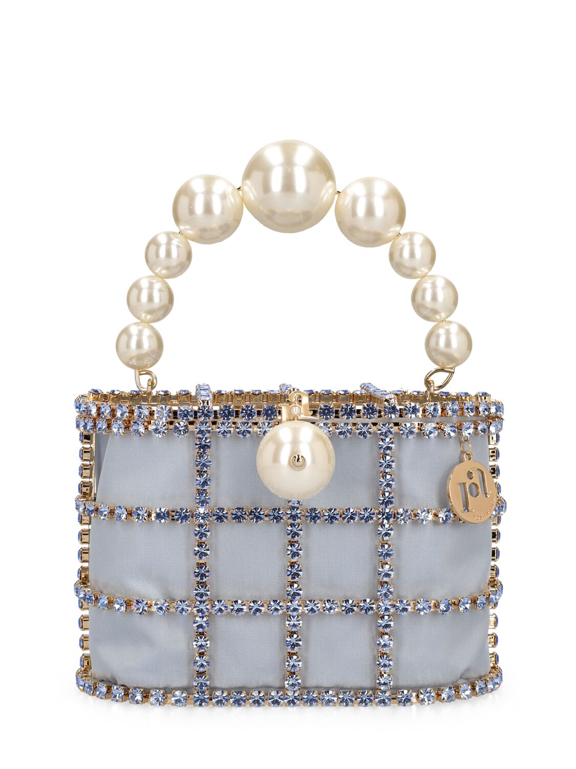 Holli Crystal & Pearl Top Handle Bag - ROSANTICA - Modalova
