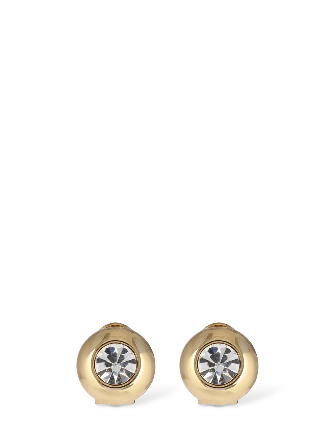 Crystal Dome Stud Earrings - AREA - Modalova