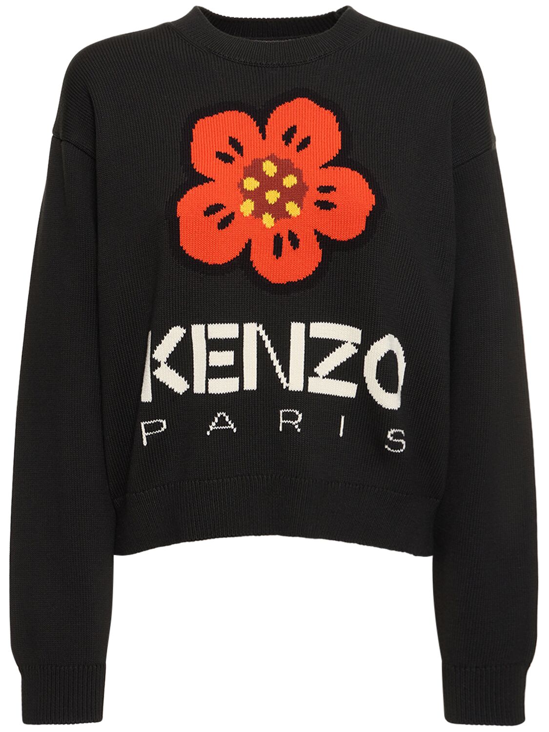 Boke Cotton Sweater - KENZO PARIS - Modalova