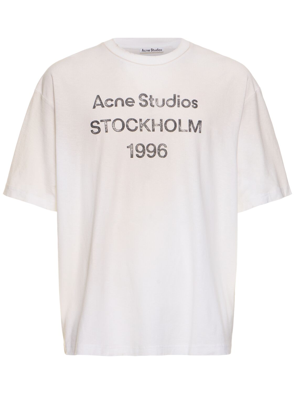 T-shirt Exford 1996 In Misto Cotone - ACNE STUDIOS - Modalova