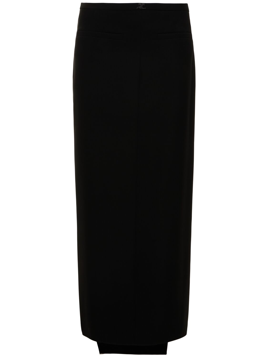 Mujer Heritage Tech Crepe Maxi Skirt 34 - COURREGES - Modalova