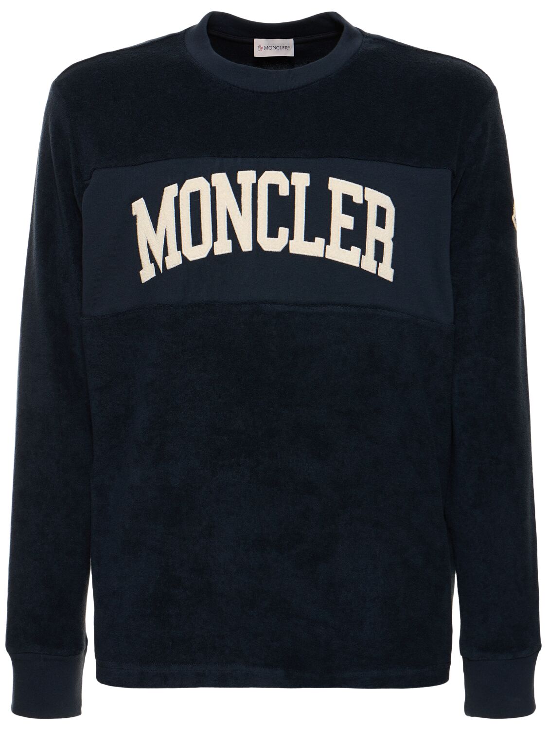 Sweatshirt Aus Baumwolle Mit Logo - MONCLER - Modalova