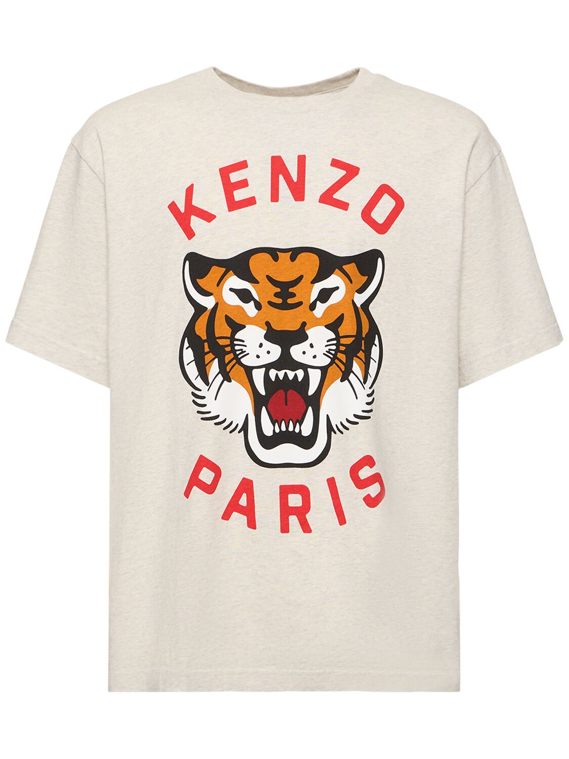 Hombre Camiseta De Jersey De Algodón Estampada S - KENZO PARIS - Modalova