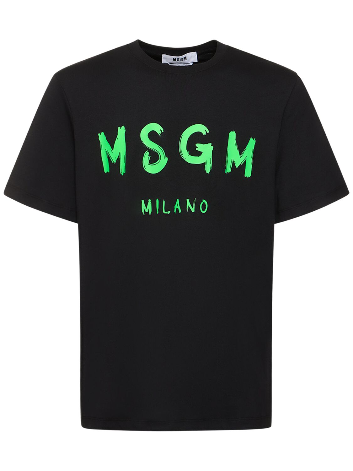 Hombre Camiseta De Jersey De Algodón Con Logo / Xs - MSGM - Modalova