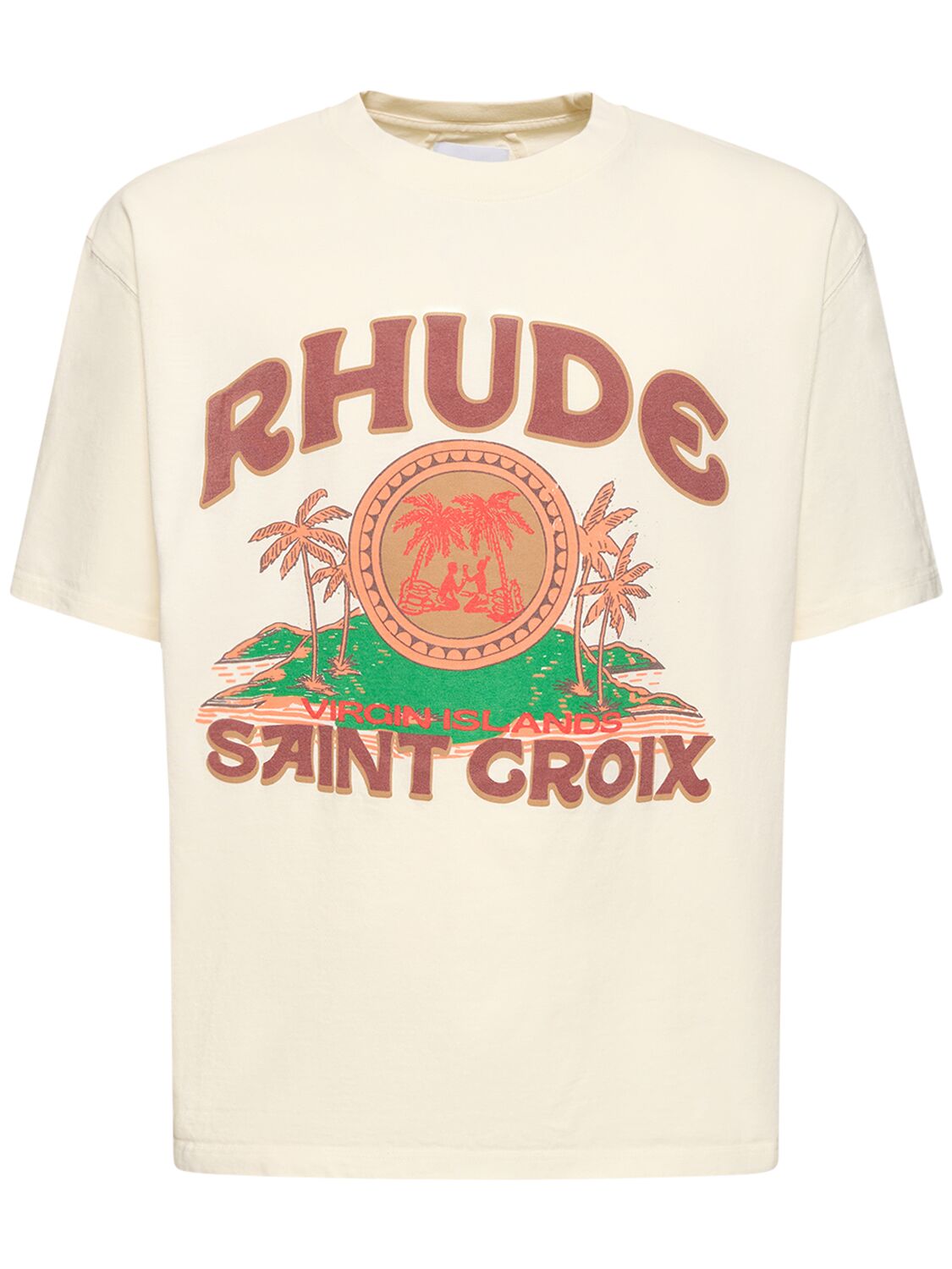 Saint Croix Cotton T-shirt - RHUDE - Modalova