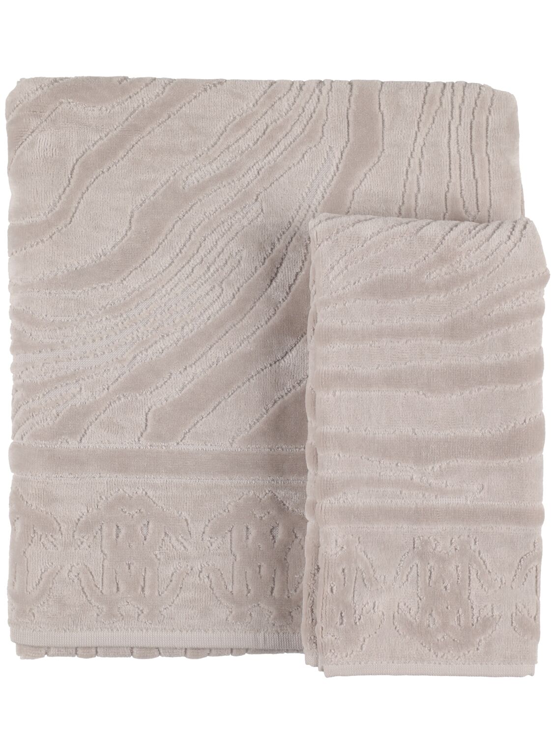 Set Of 2 Okapi Towels - ROBERTO CAVALLI - Modalova