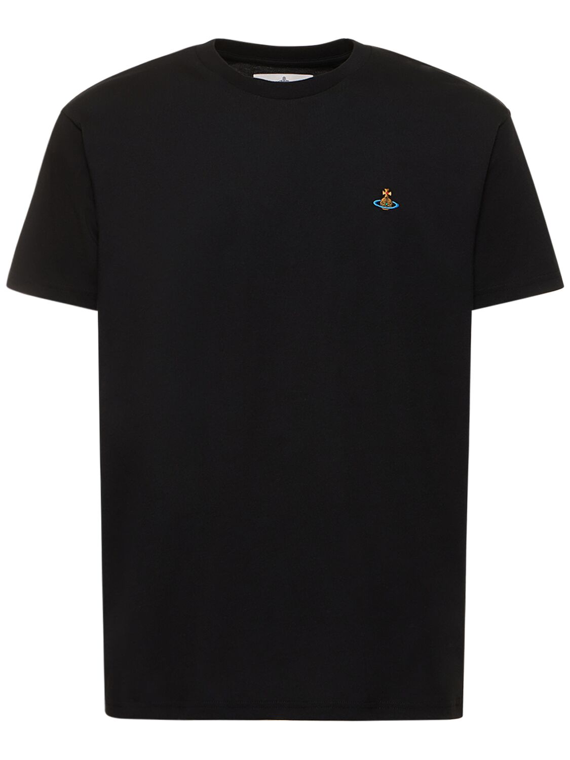 Hombre Camiseta De Jersey De Algodón Con Logo Bordado Xs - VIVIENNE WESTWOOD - Modalova