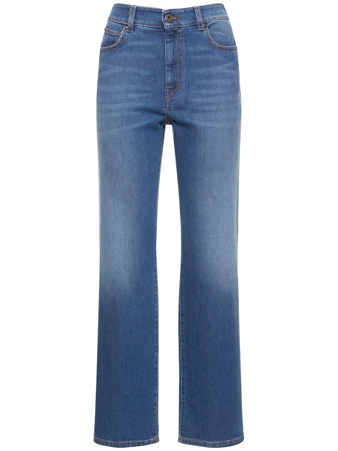 Ortisei Cotton Denim Straight Jeans - WEEKEND MAX MARA - Modalova