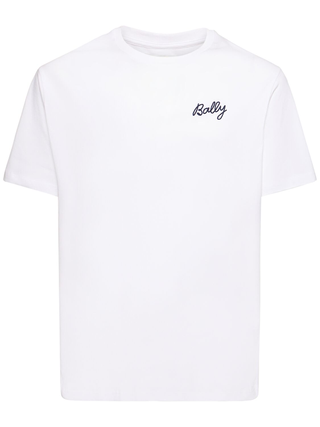 T-shirt In Jersey Di Cotone Con Logo - BALLY - Modalova