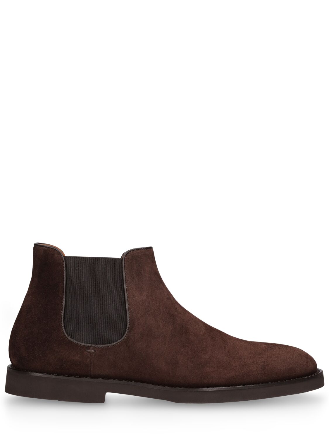 Washed Leather Suede Beetle Boots - DOUCAL'S - Modalova