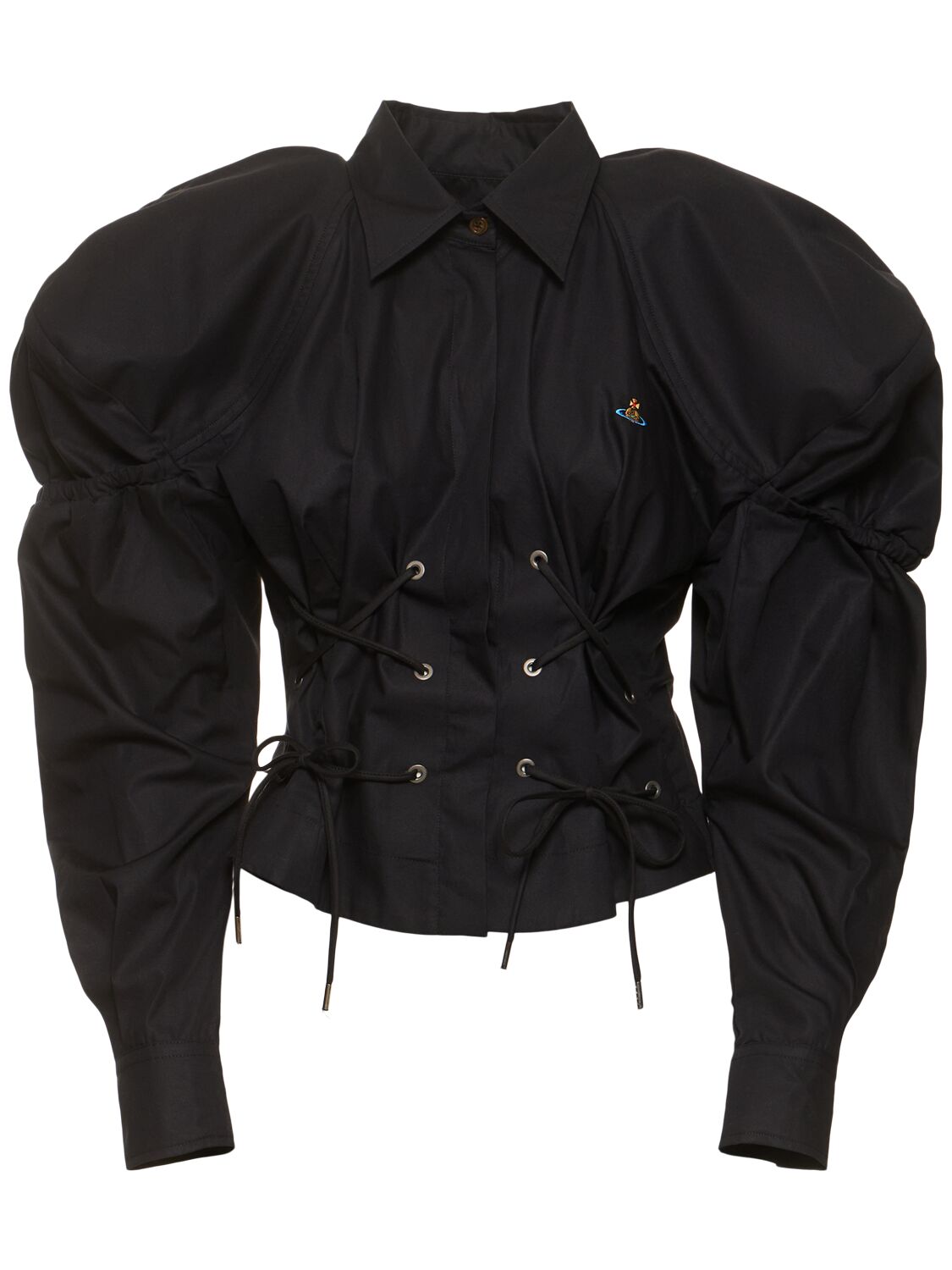 Camicia Gexy In Cotone Con Laccini - VIVIENNE WESTWOOD - Modalova