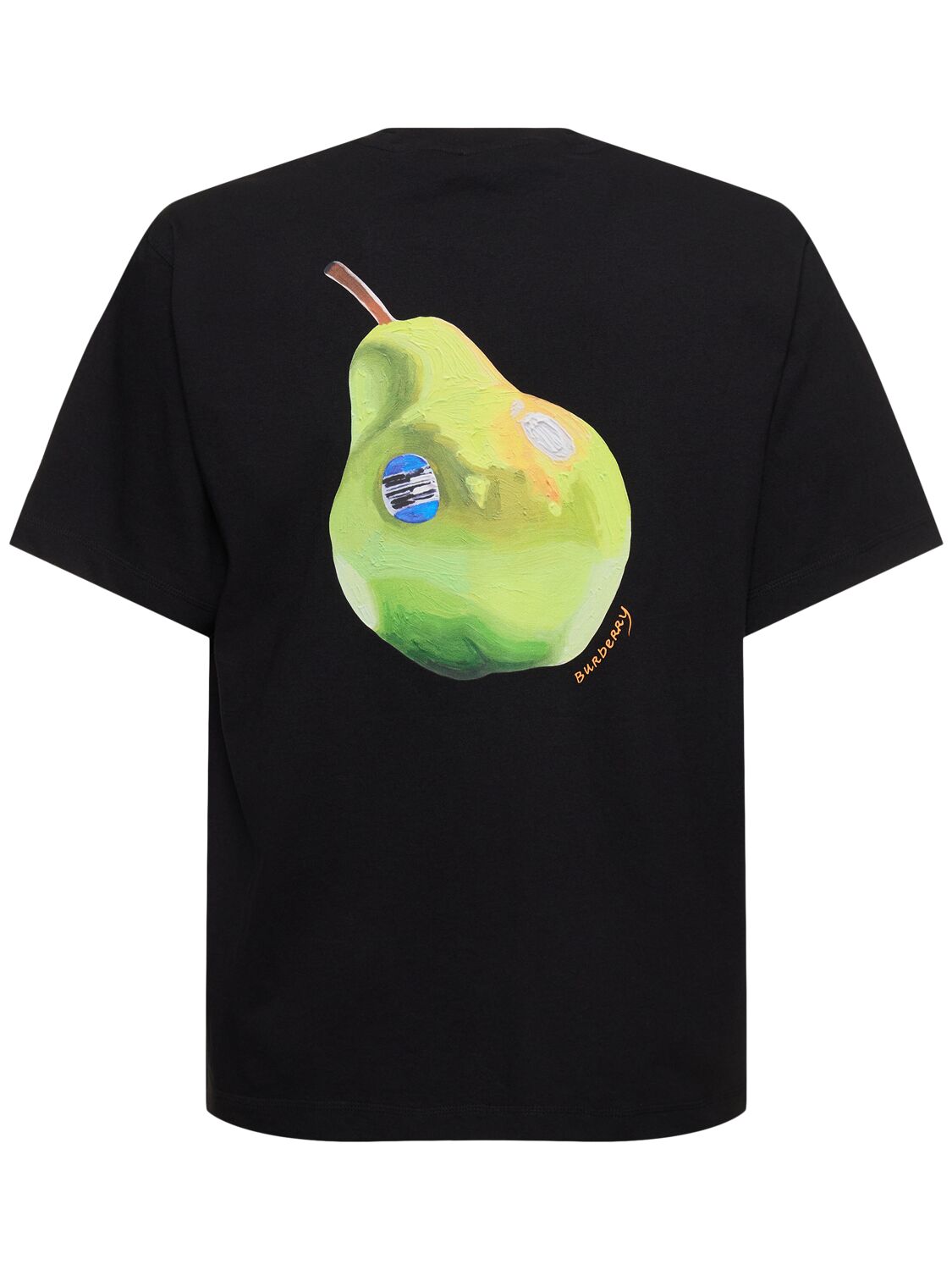 Fruit Printed Cotton T-shirt - BURBERRY - Modalova