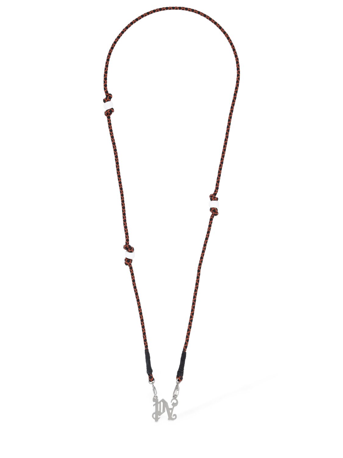 Mujer Monogram Bead Necklace Unique - PALM ANGELS - Modalova