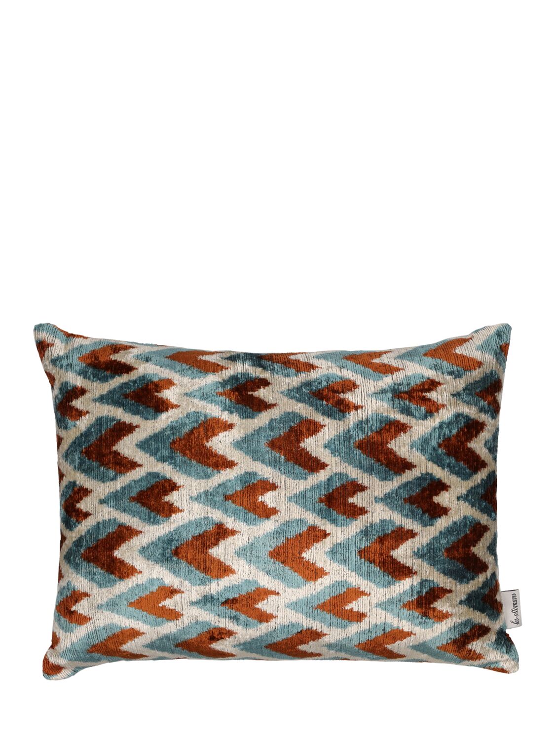 Casa Silk & Cotton Velvet Cushion Unique - LES OTTOMANS - Modalova