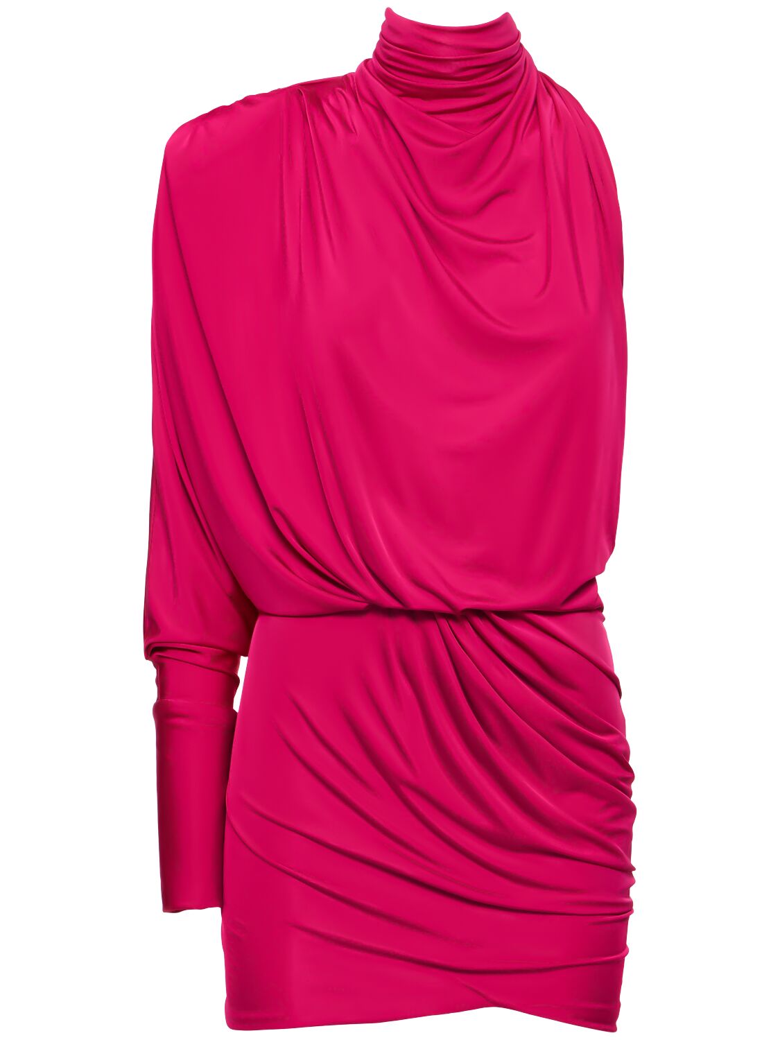Draped Jersey One Sleeve Mini Dress - ALEXANDRE VAUTHIER - Modalova