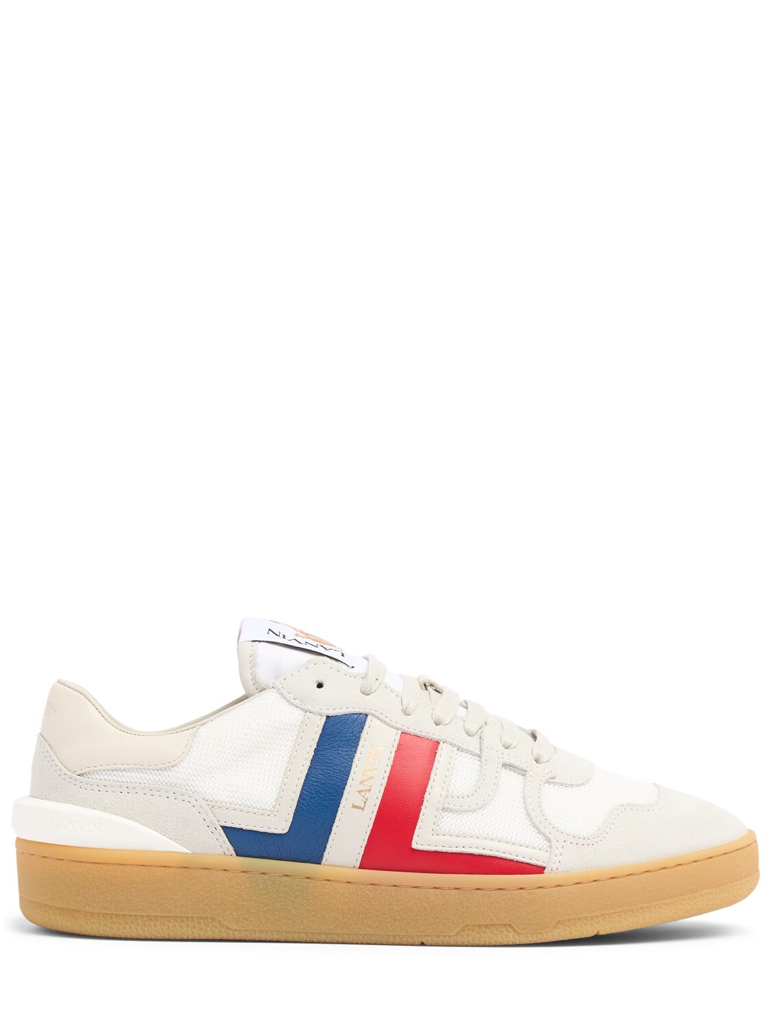 Mm Clay Poly & Leather Sneakers - LANVIN - Modalova