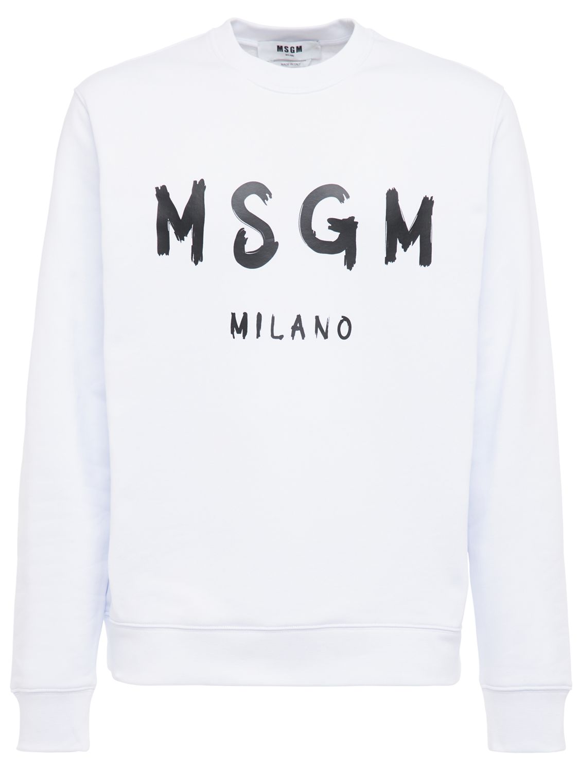 Sweatshirt Aus Baumwolljersey Mit Logodruck - MSGM - Modalova